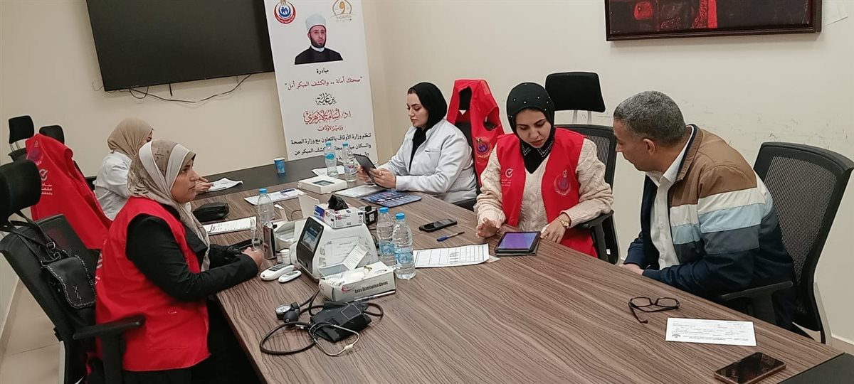 جانب من المبادرة الصحية المجانية 