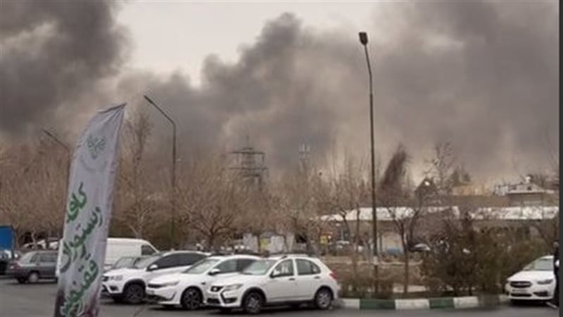 <strong>اندلاع حريق كبير في محطة توليد كهرباء في إيران</strong>