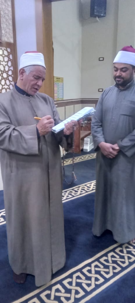 مدير أوقاف الفيوم يواصل جولاته الميدانية لمتابعة انتظام العمل بالمساجد