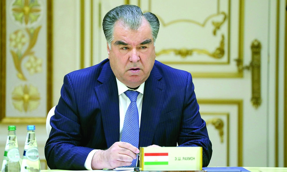 <strong>رئيس طاجيكستان</strong>