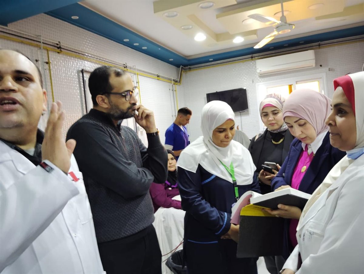 جولة ميدانية مفاجئة لوكيل وزارة الصحة بالفيوم لمستشفى اطسا المركزى&nbsp;<br>&nbsp;