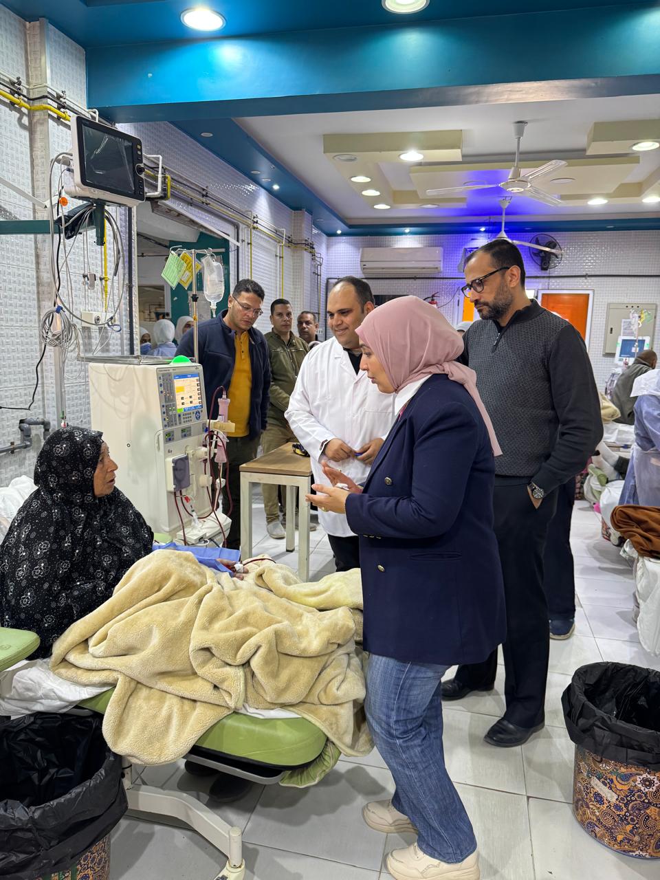 جولة ميدانية مفاجئة لوكيل وزارة الصحة بالفيوم لمستشفى اطسا المركزى&nbsp;<br>&nbsp;