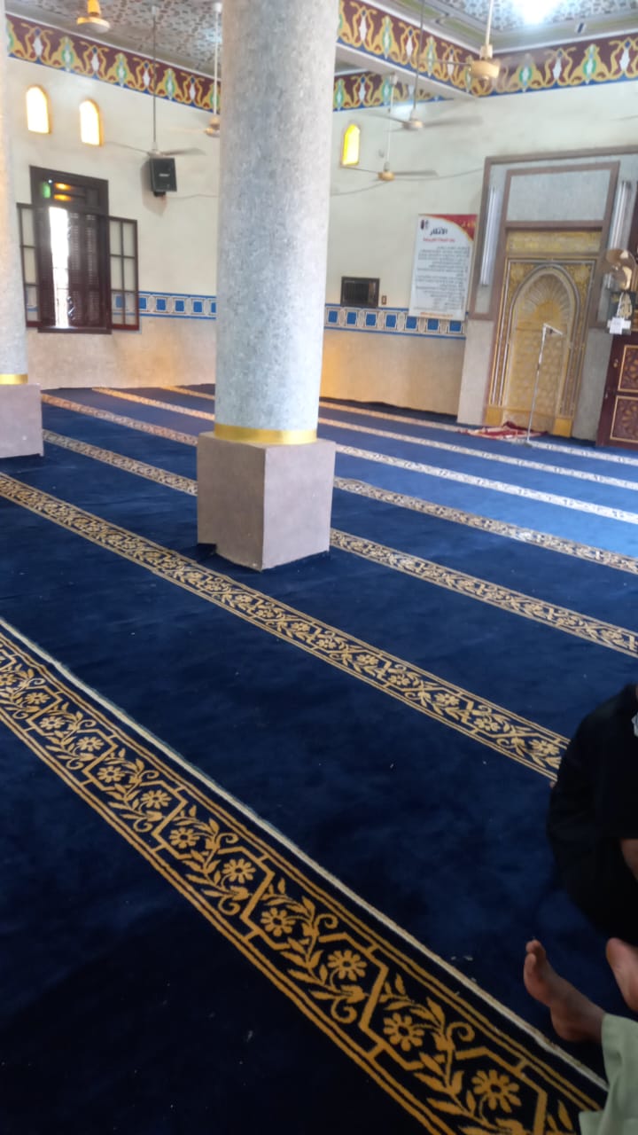 جانب من فرش المسجد&nbsp;