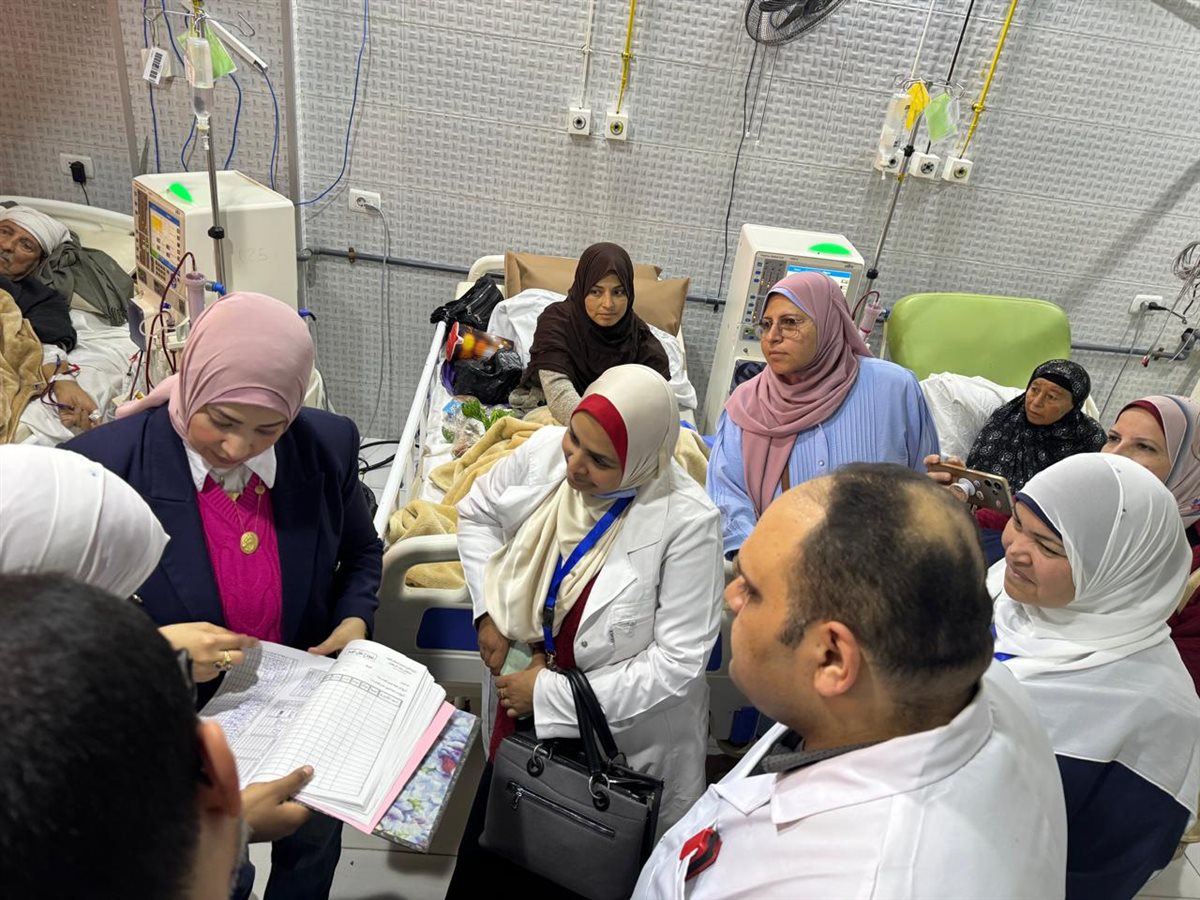 جولة ميدانية مفاجئة لوكيل وزارة الصحة بالفيوم لمستشفى اطسا المركزى&nbsp;<br>&nbsp;
