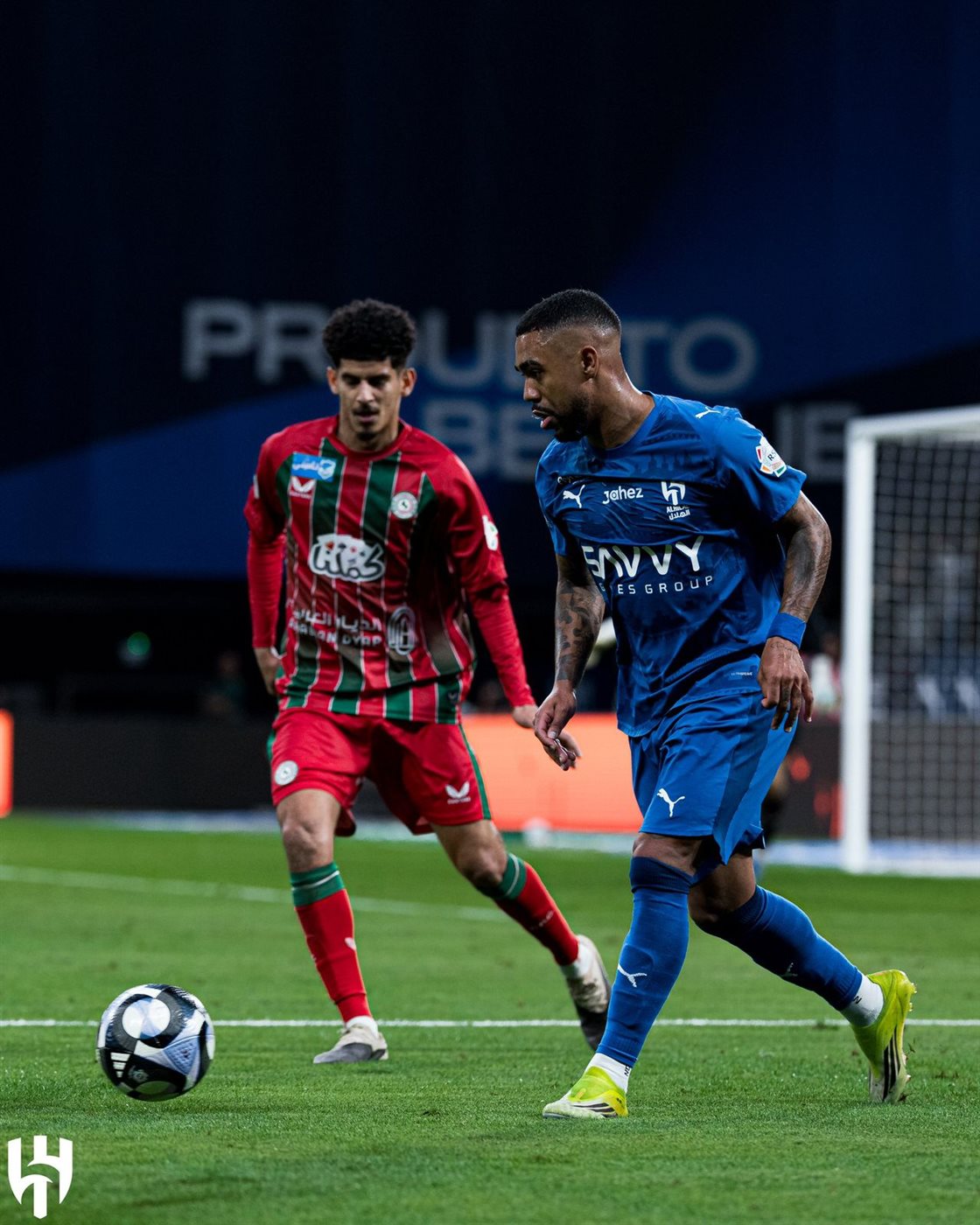 مالكوم من مباراة الهلال والاتفاق