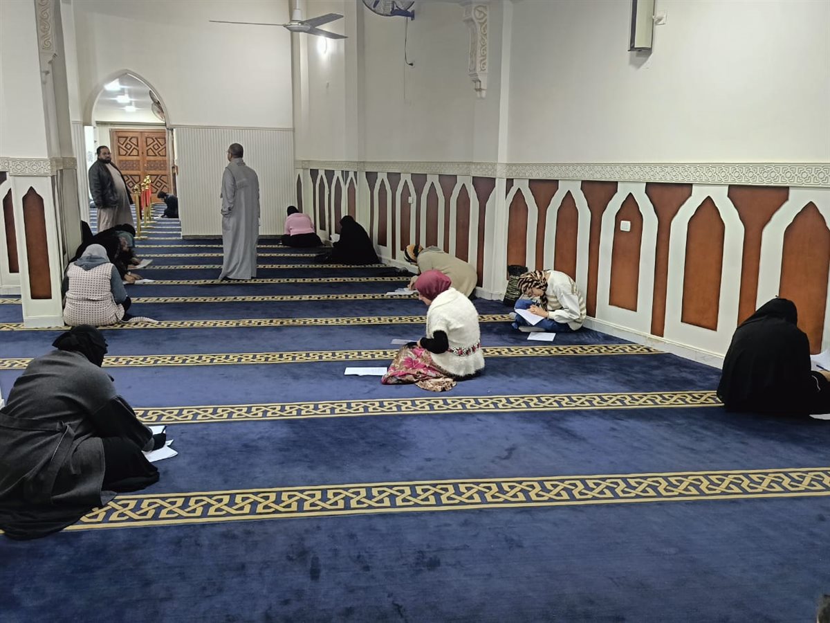 جانب من مسابقة حفظ القرآن&nbsp;