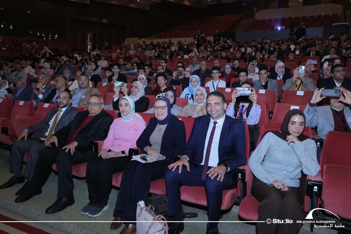جانب من مسابقة معرض مكتبة الإسكندرية