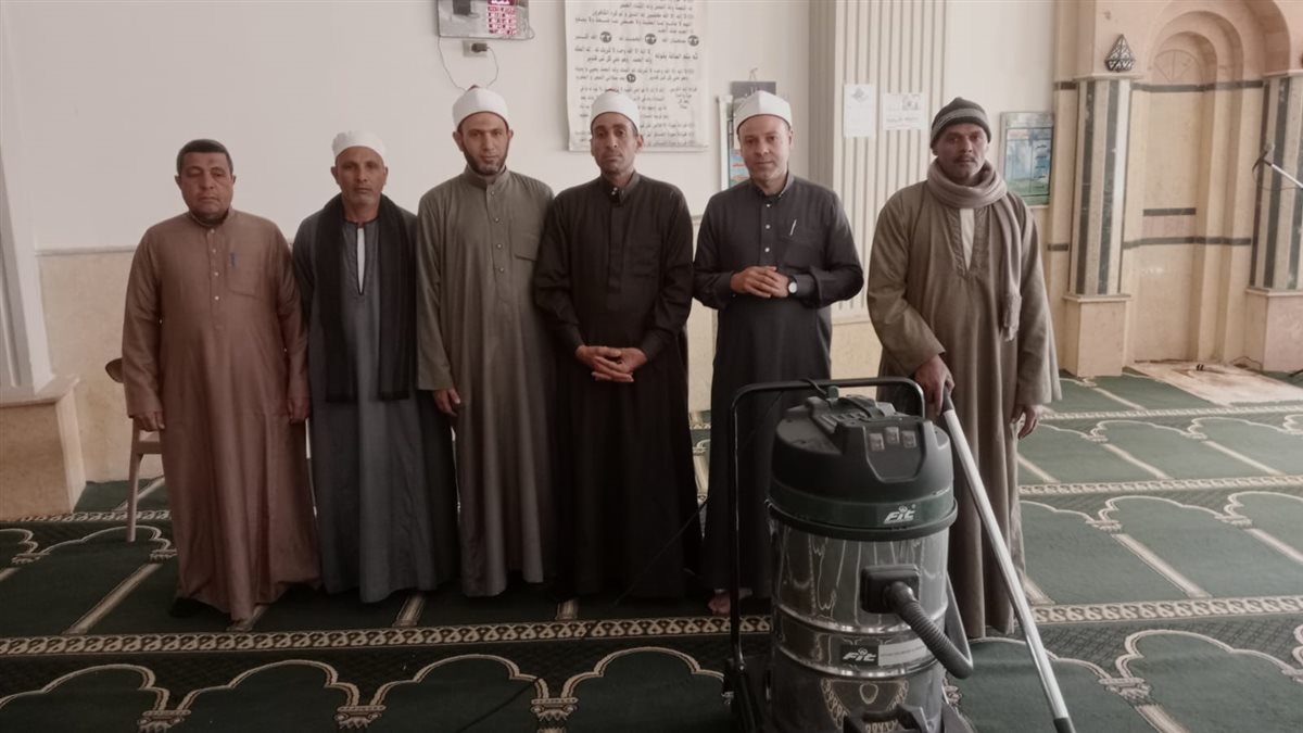 أوقاف الفيوم تواصل فعاليات حملة نظافة موسعة للمساجد استعدادًا لشهر رمضان المبارك