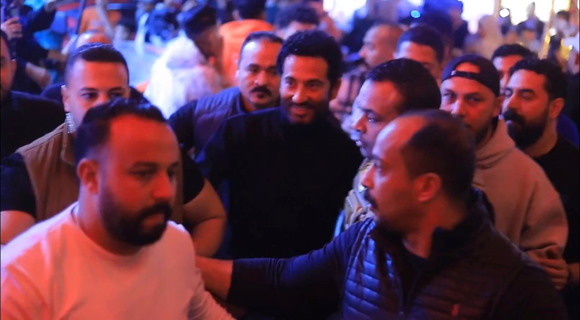 عمرو سعد في كواليس تصوير مسلسل إفراج