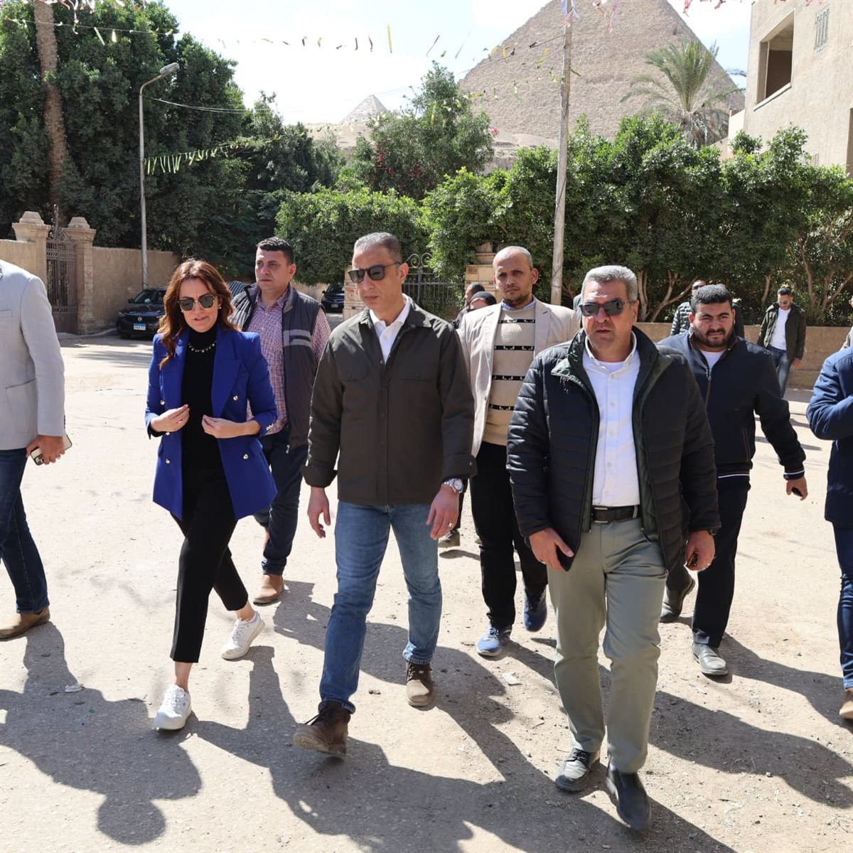 جانب من الزيارة