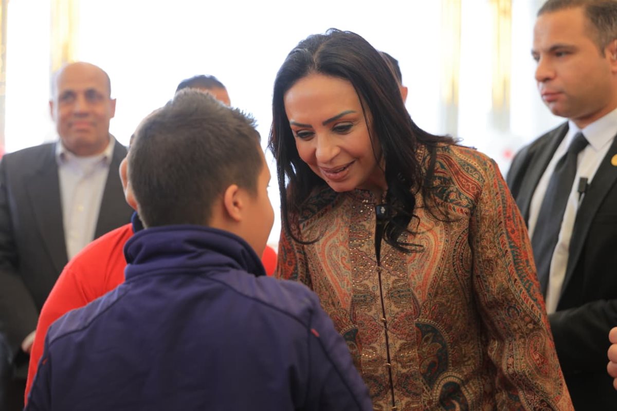 جانب من زيارة وزيرة التضامن لمقر إطعام جمعية الأورمان