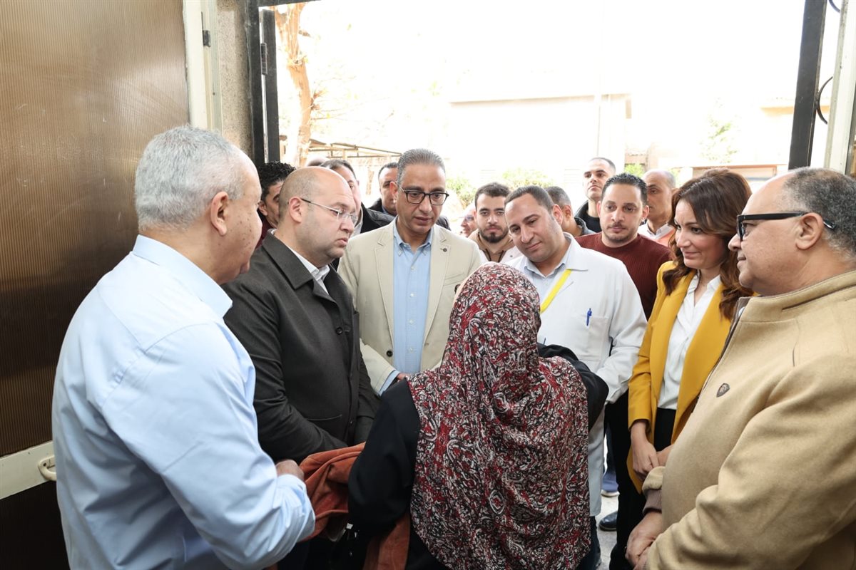 جانب من زيارة محافظ الجيزة لمستشفى البدرشين&nbsp;