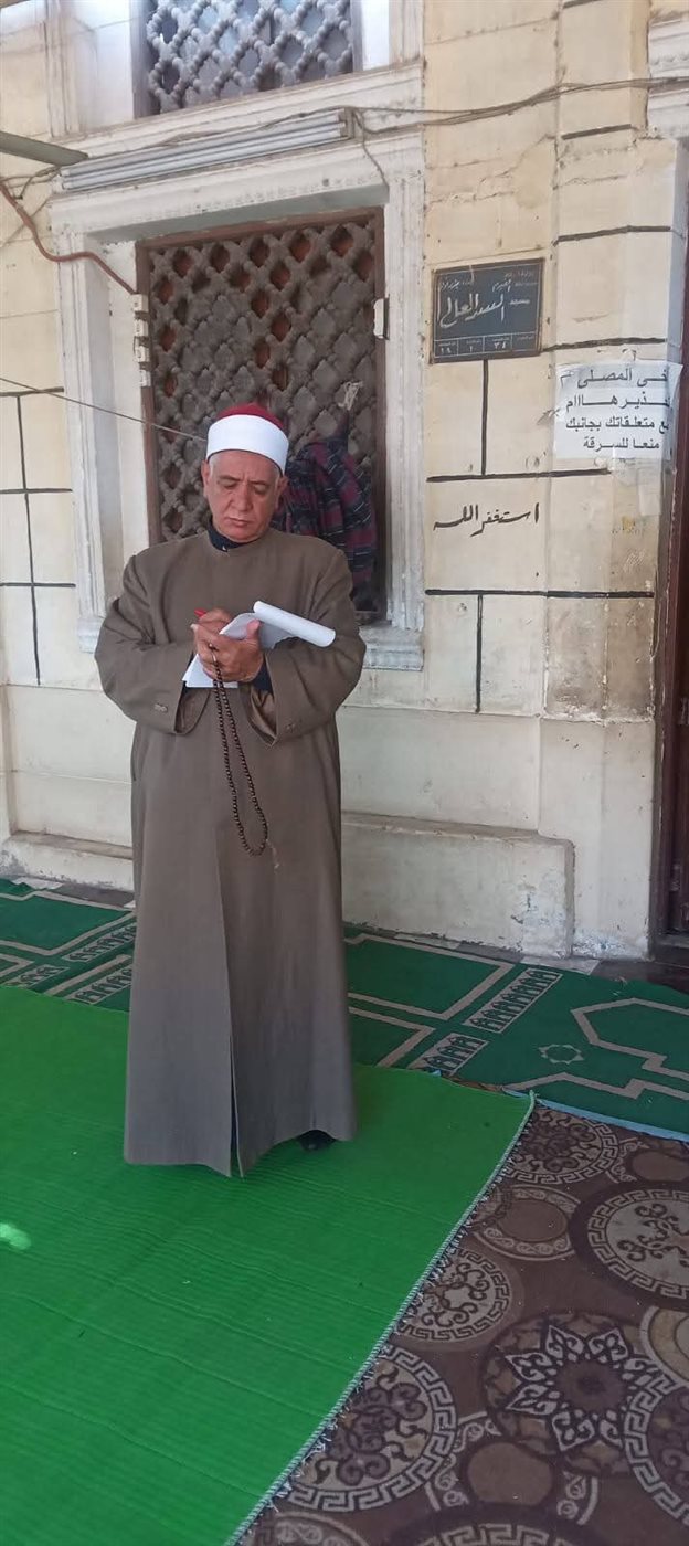 مدير مديرية أوقاف الفيوم يواصل جولاته المرورية لتعزيز الانضباط بالمساجد