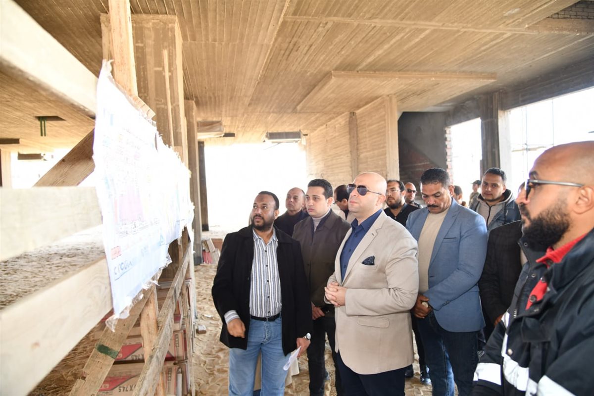 محافظ &nbsp;الفيوم يتفقد الأعمال الإنشائية بمستشفى 