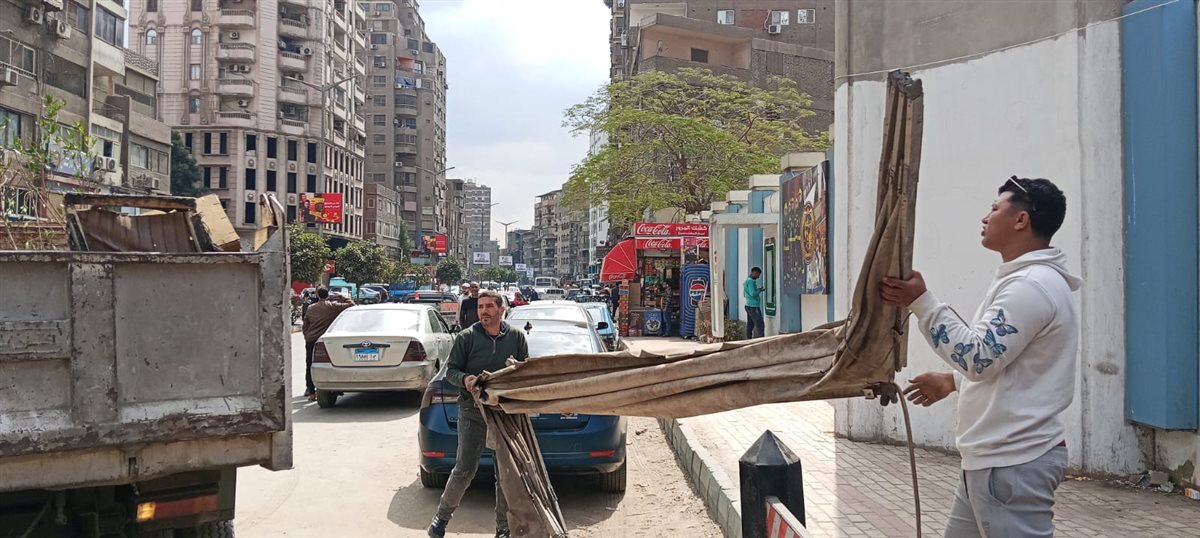 جانب من جولة محافظ الجيزة لمنطقة همفرس بحي الدقي&nbsp;