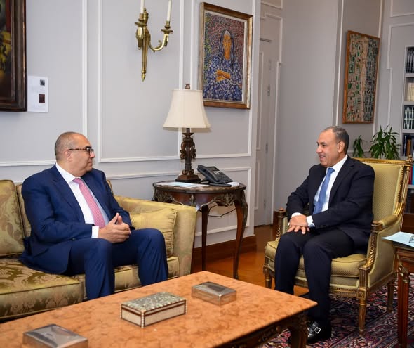 <strong>وزير الخارجية يستقبل المبعوث الخاص للأمم المتحدة لتمويل التنمية</strong>