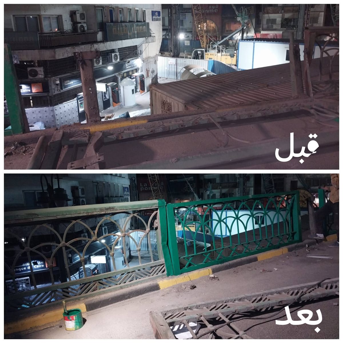 جانب من أعمال صيانة كباري الجيزة وأرض اللواء&nbsp;