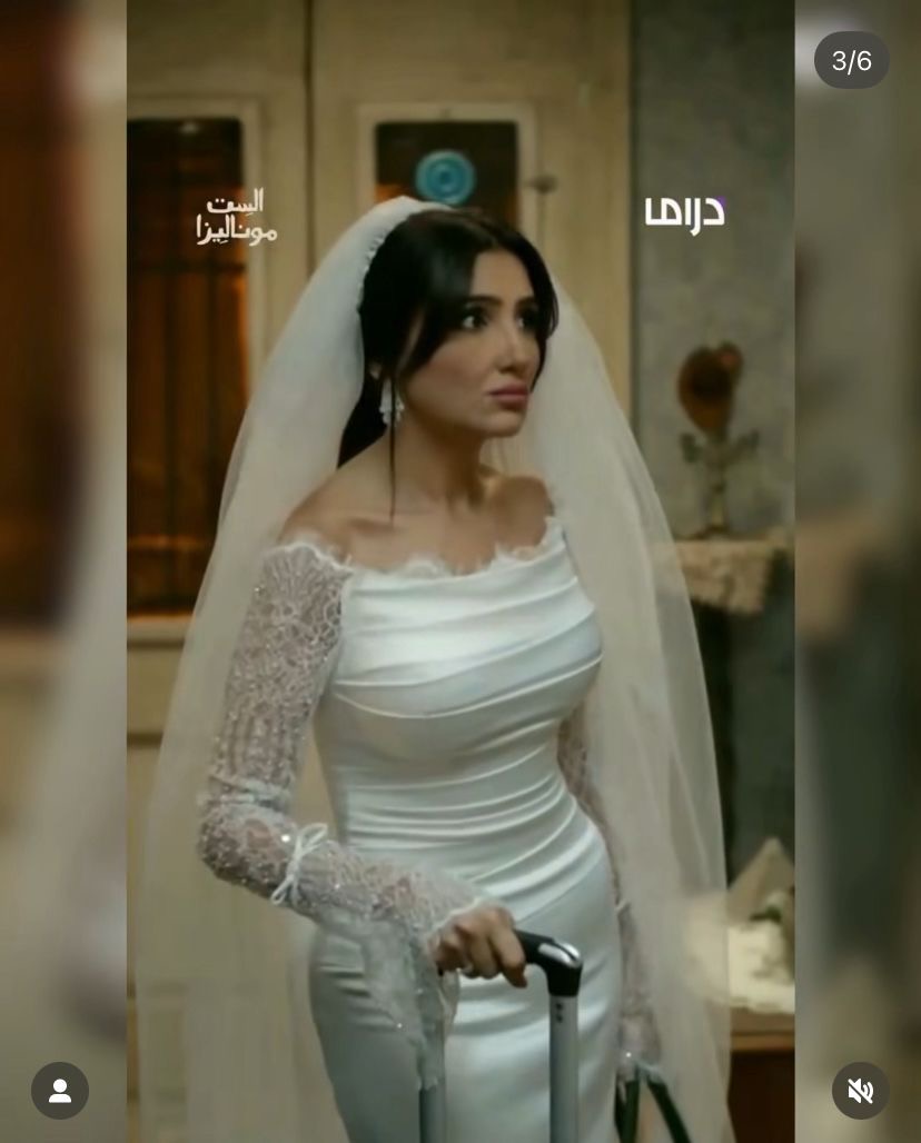 فستان زفاف مي عمر