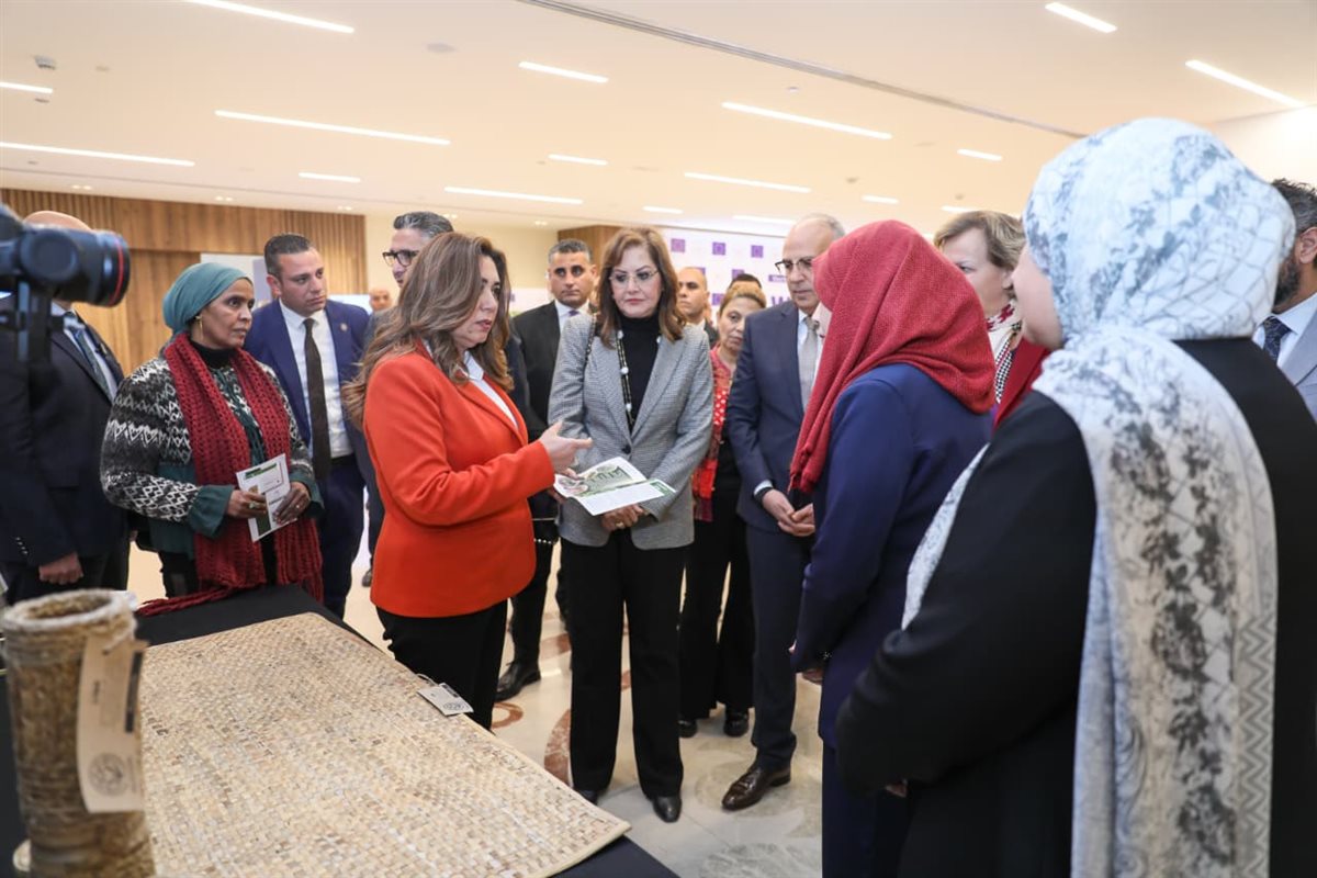 جانب من حضور وزيرة التنمية المحلية