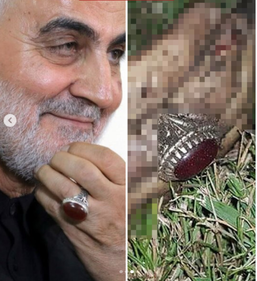 صور خاتم لاريجاني قبل وبعد اغتياله