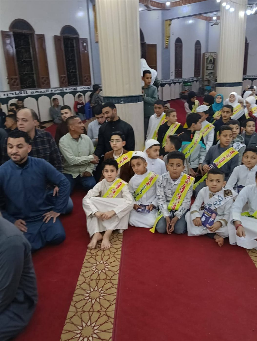 مدير أوقاف الفيوم يشهد حفل تكريم حفظة القرآن الكريم بمسجد الحرمين