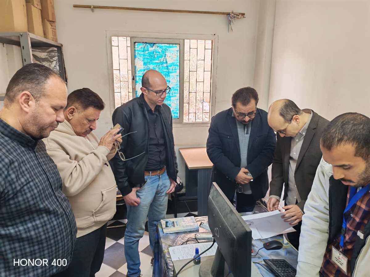 مرور مفاجئ من رئيس قطاع الطب الوقائى بوزارة الصحة على صحة الفيوم