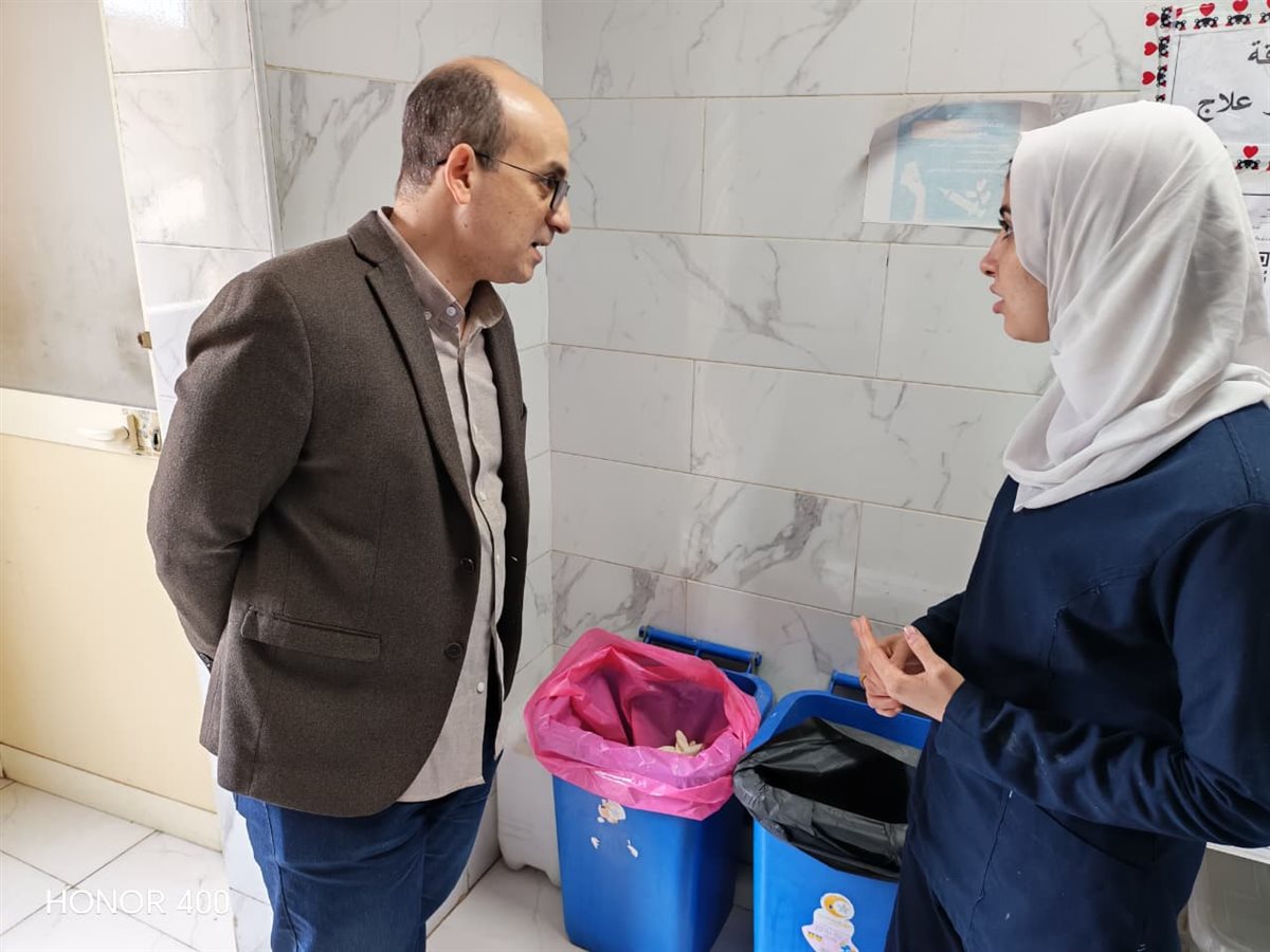 مرور مفاجئ من رئيس قطاع الطب الوقائى بوزارة الصحة على صحة الفيوم