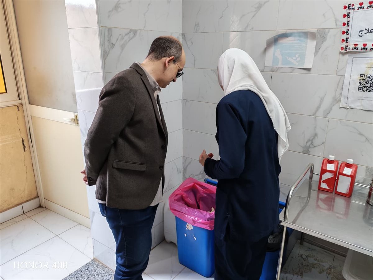 مرور مفاجئ من رئيس قطاع الطب الوقائى بوزارة الصحة على صحة الفيوم