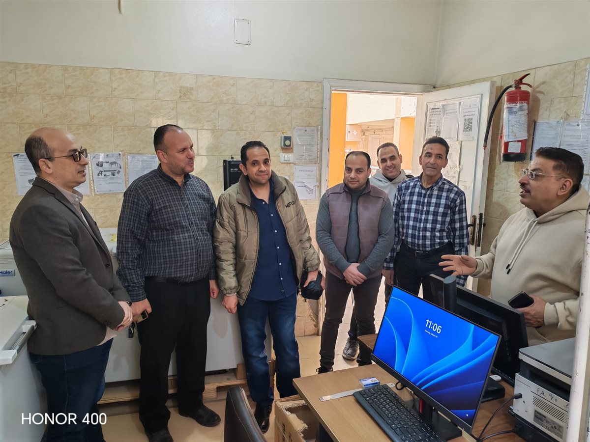 مرور مفاجئ من رئيس قطاع الطب الوقائى بوزارة الصحة على صحة الفيوم