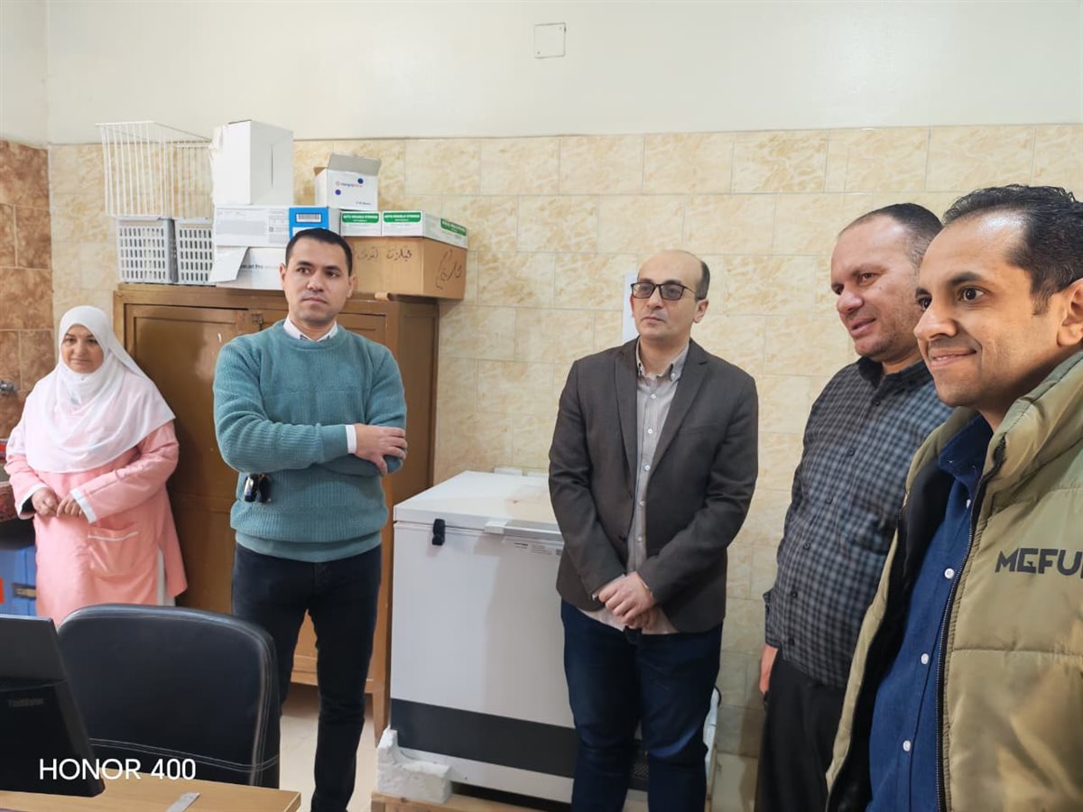 مرور مفاجئ من رئيس قطاع الطب الوقائى بوزارة الصحة على صحة الفيوم