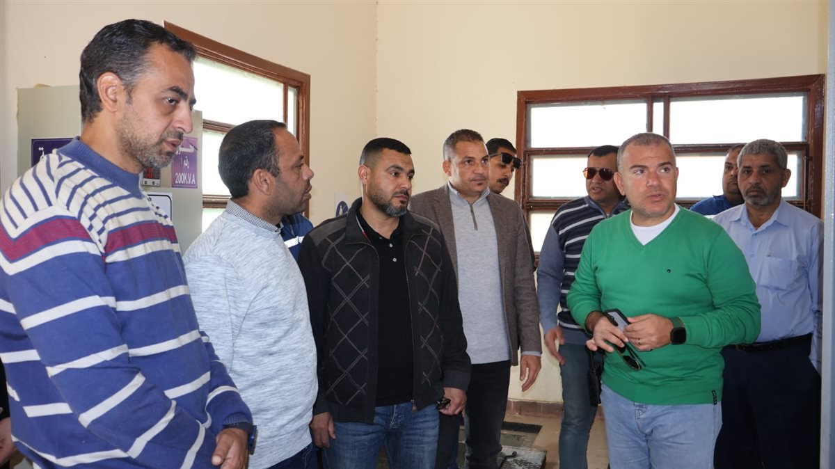 رئيس مياه الفيوم يلتقي العاملين بمراكز الصيانة ومحطات الصرف الصحي بأبشواي في رابع أيام عيد الفطر المبارك