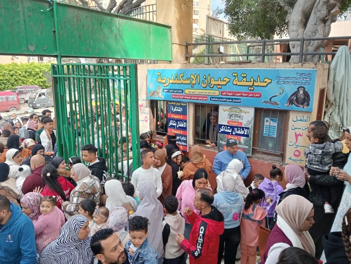إقبال المواطنين على حدائق الحيوان