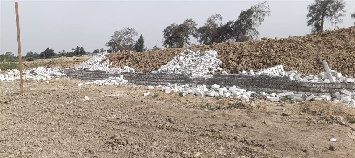 المزرعة مرخصة ومستأجرة لمستثمر سعودى... إزالها باللودر على البط بقرية الناصرية
