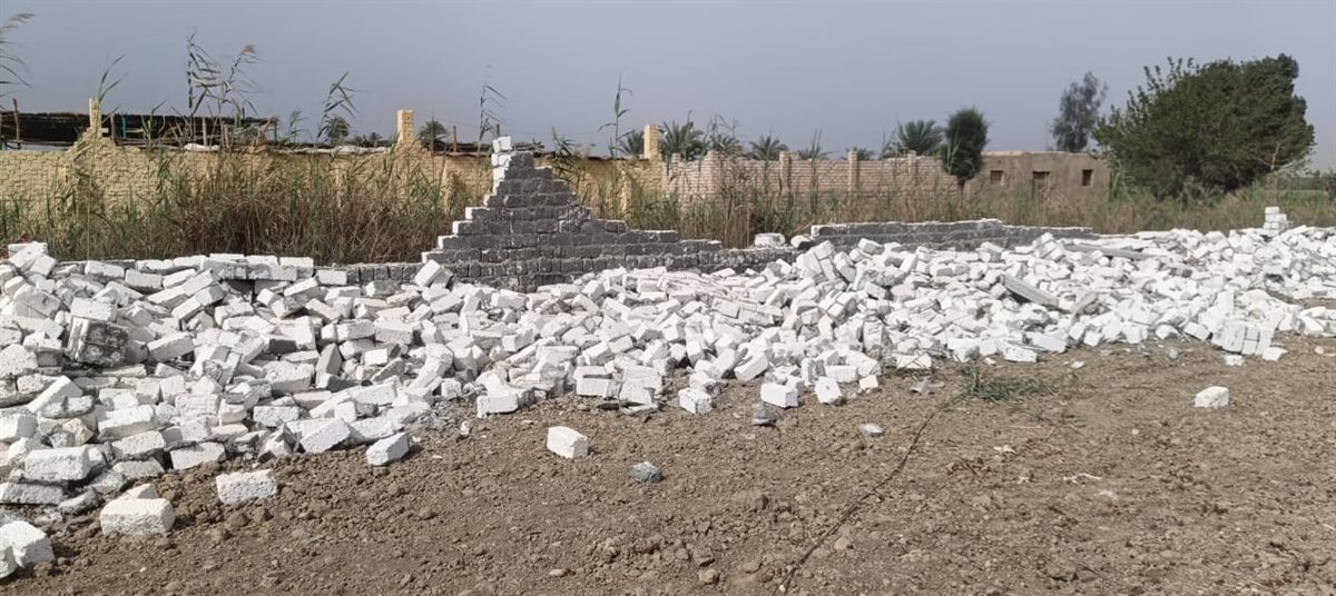 المزرعة مرخصة ومستأجرة لمستثمر سعودى... إزالها باللودر على البط بقرية الناصرية