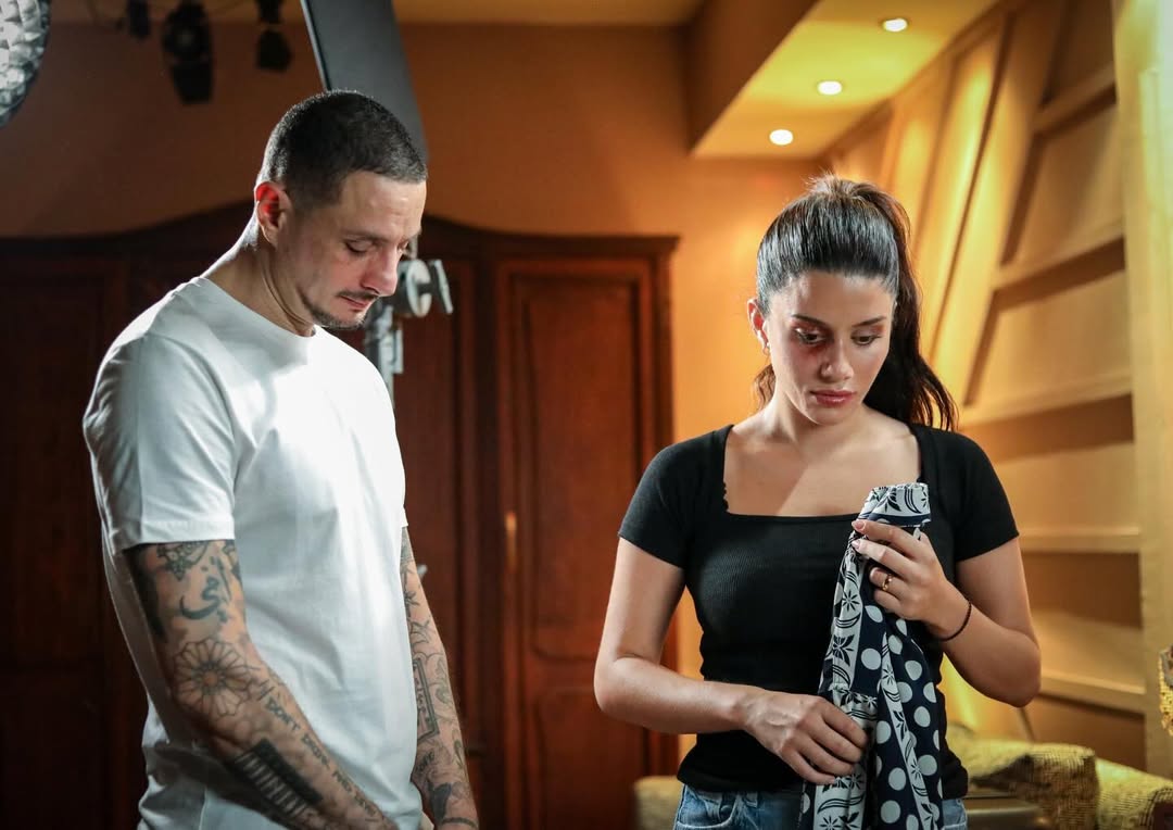 سينتيا خليفة تنشر صورًا من كواليس فيلم سفاح التجمع