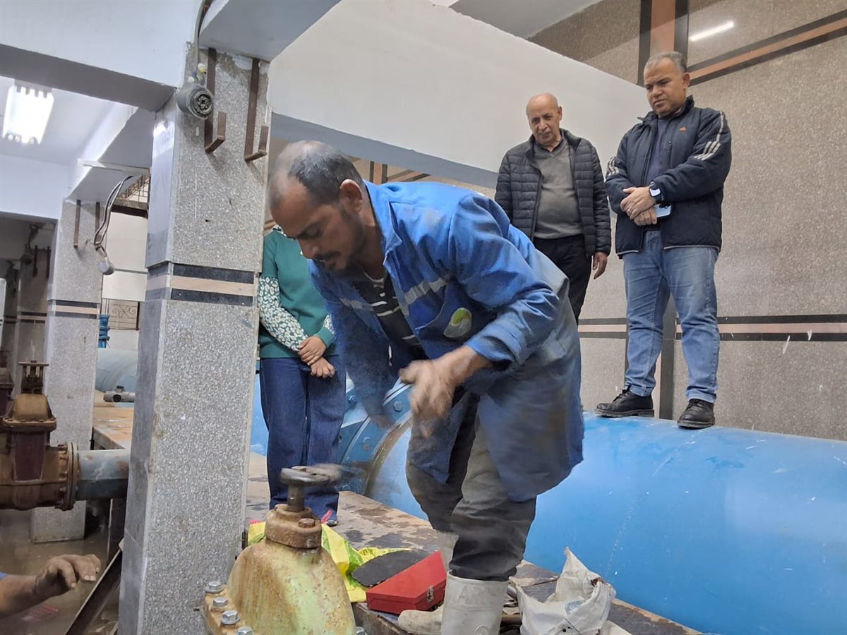 مياه الفيوم تعلن الانتهاء المبكر من أعمال الصيانة الطارئة بمحطة العزب الجديدة&nbsp;