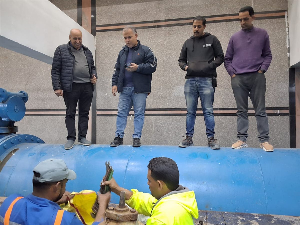 مياه الفيوم تعلن الانتهاء المبكر من أعمال الصيانة الطارئة بمحطة العزب الجديدة&nbsp;