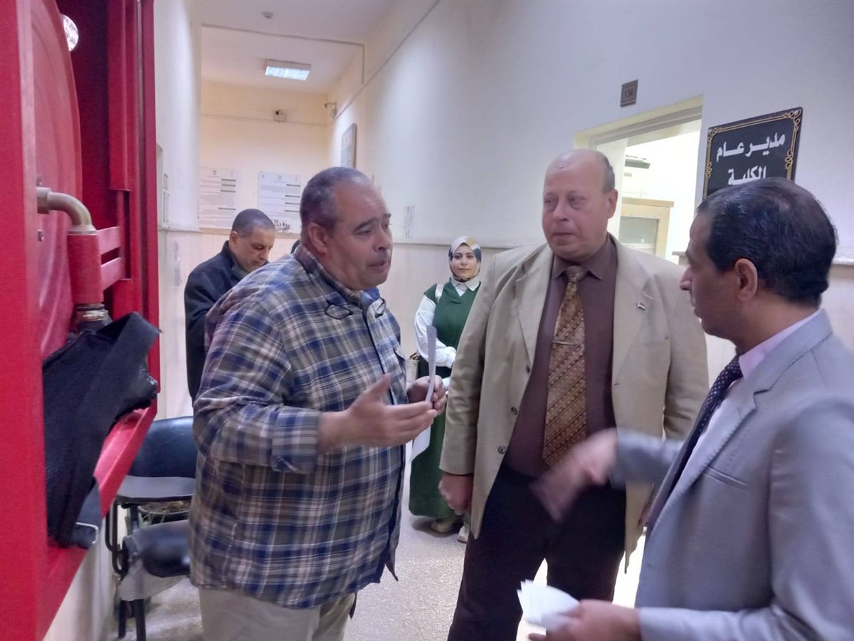 وحدة إدارة الأزمات والكوارث بجامعة الفيوم تنفذ زيارة ميدانية بكلية الأداب