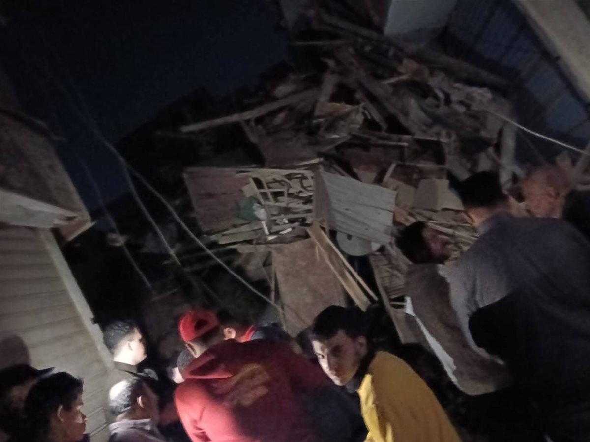 انهيار عقار مكون من 4 طوابق بمنطقة الحواتم بالفيوم دون خسائر بشرية<br>&nbsp;