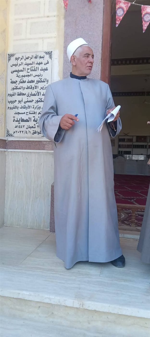 مدير أوقاف الفيوم يواصل جولاته على المساجد قبيل صلاة الجمعة لمتابعة سير العمل