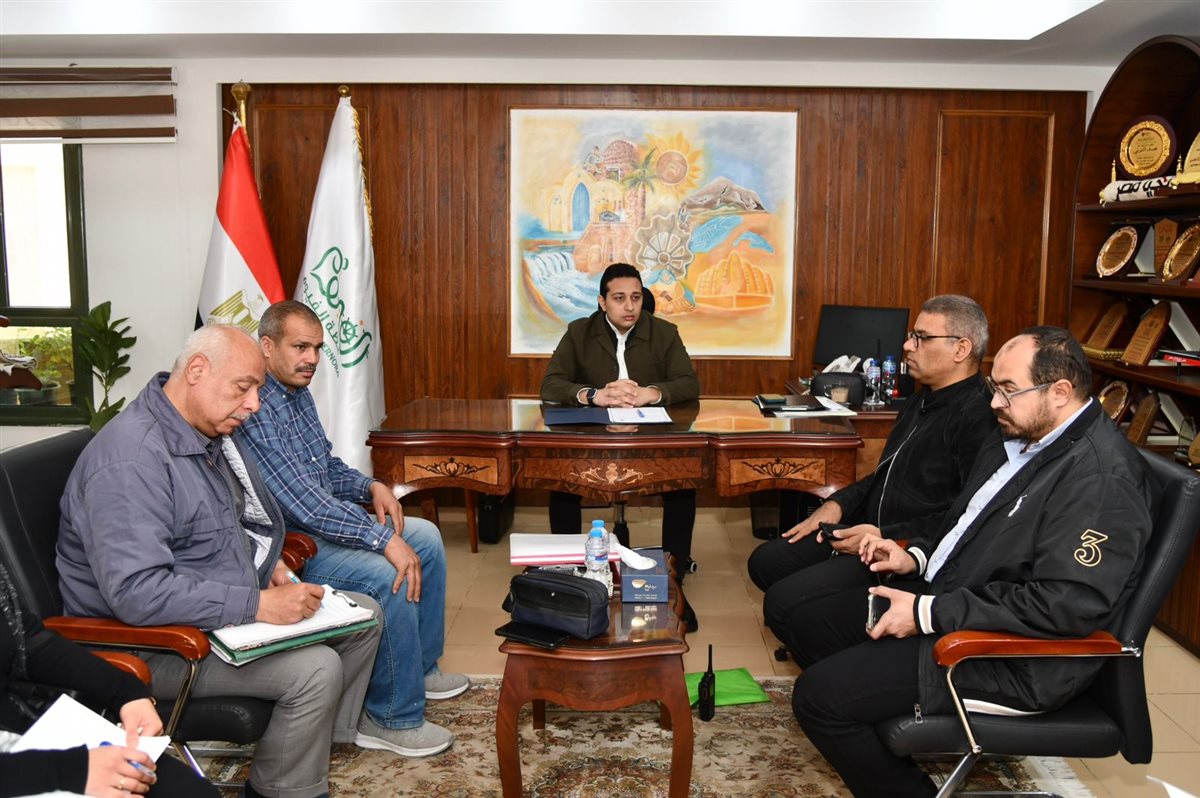 التونى:يتابع الموقف التنفيذي لتشغيل مراكز تجميع الألبان بمجمعي 