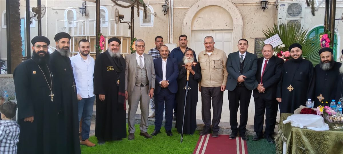 حزب حماة الوطن بالمنيا يهنئ الأقباط بعيد القيامة المجيد