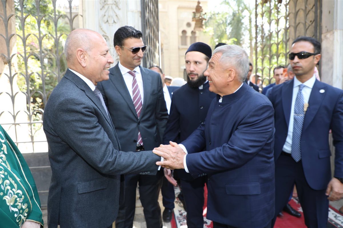 جانب من زيارة رئيس تتارستان&nbsp;