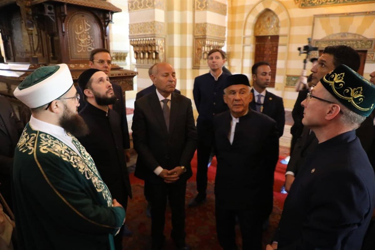 جانب من زيارة رئيس تتارستان&nbsp;