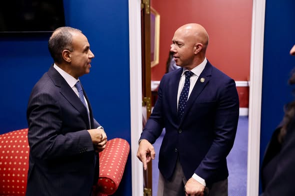 <strong>وزير الخارجية يلتقي رئيس لجنة الشئون الخارجية بمجلس النواب الأمريكي</strong>