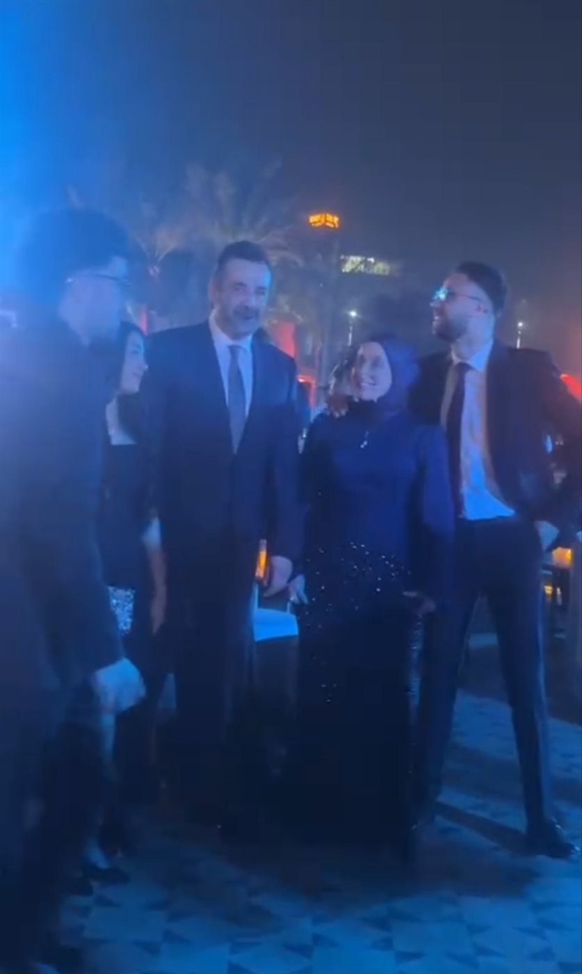 النجوم في حفل زفاف ابنة المنتج محمد السعدي