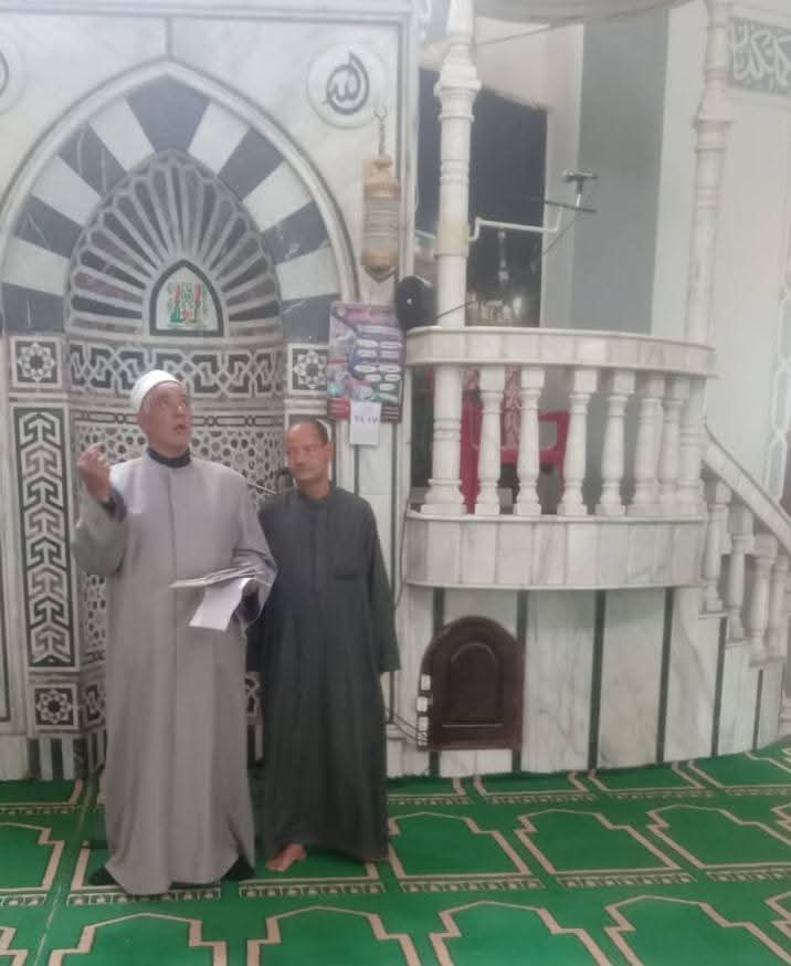 مدير أوقاف الفيوم يواصل جولاتة المرورية على المساجد لمتابعة سير العمل