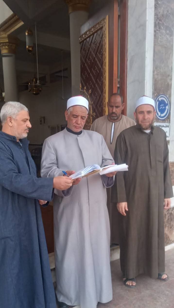 مدير أوقاف الفيوم يواصل جولاتة المرورية على المساجد لمتابعة سير العمل