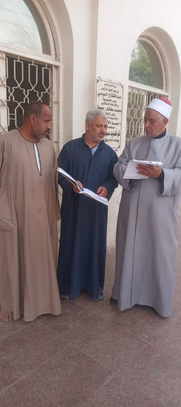مدير أوقاف الفيوم يواصل جولاتة المرورية على المساجد لمتابعة سير العمل