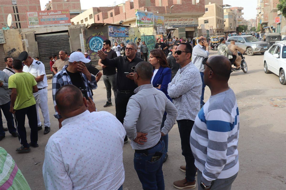 جانب من جولة نائب محافظ الجيزة